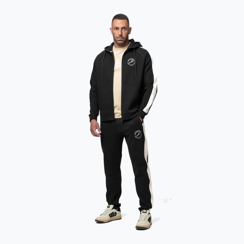 Férfi pulóver Pitbull San Diego Ca Hooded Zip black 2