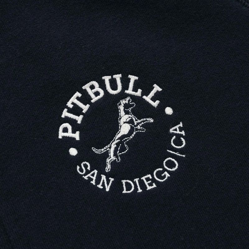 Férfi pulóver Pitbull San Diego Ca Hooded Zip dark navy/red 11