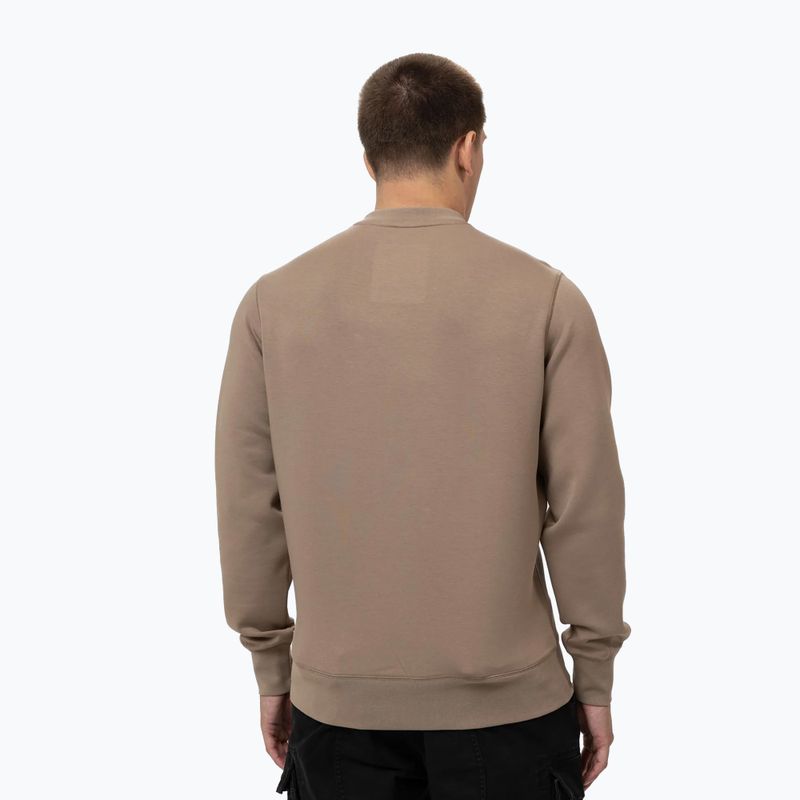 Férfi pulóver Pitbull Sampson Crewneck Sweatshirt pale sand 3