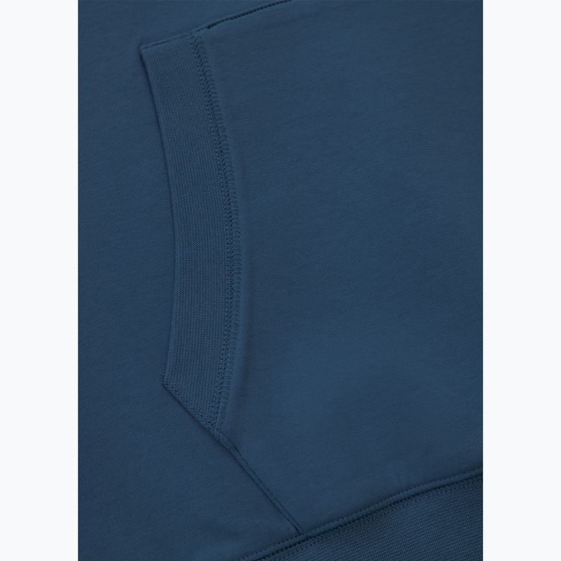 Férfi kapucnis pulóver Pitbull Sampson Hooded Sweatshirt petrol blue 10