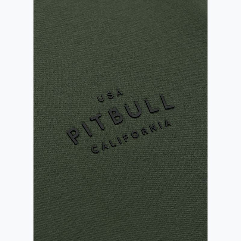 Férfi pulóver Pitbull Sampson Hooded Sweatshirt old green 7