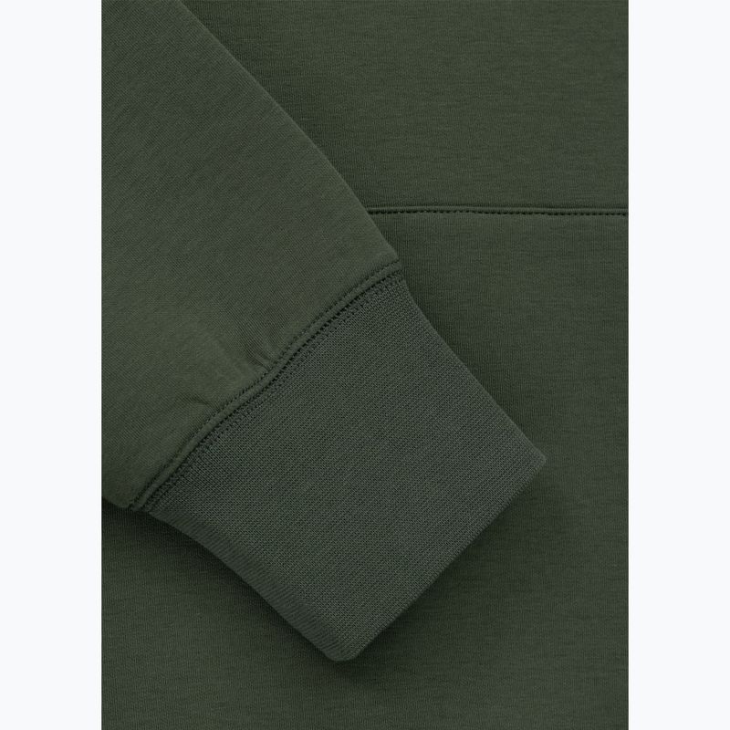 Férfi pulóver Pitbull Sampson Hooded Sweatshirt old green 9