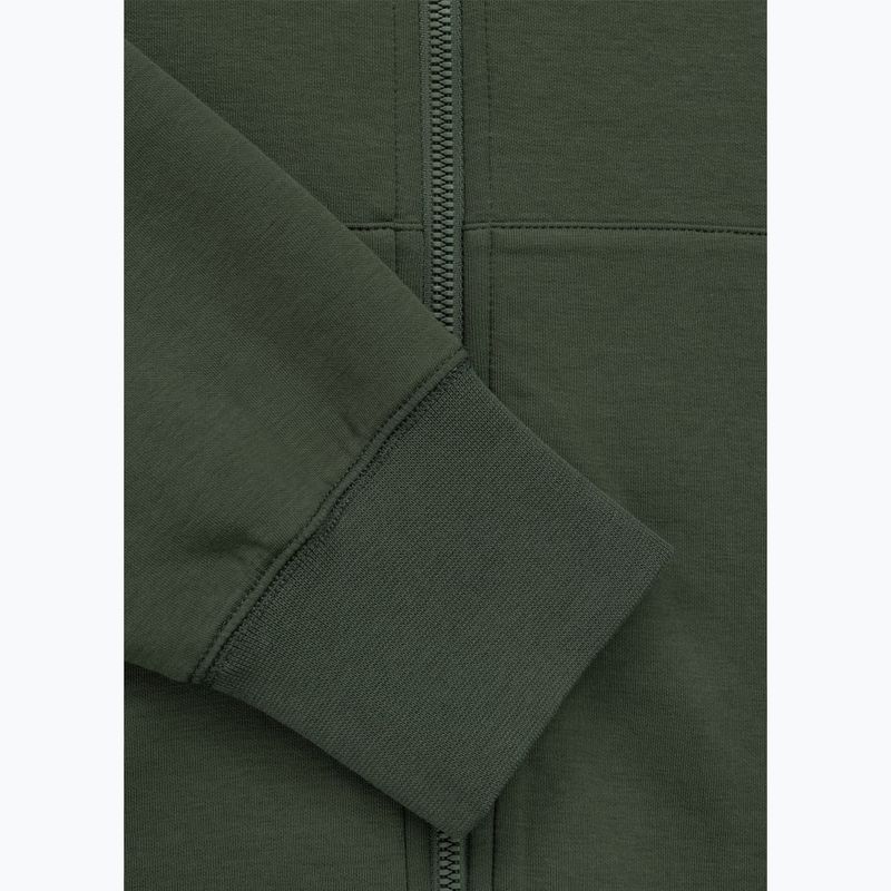 Férfi kapucnis pulóver Pitbull Sampson Hooded Zip Sweatshirt old green 10