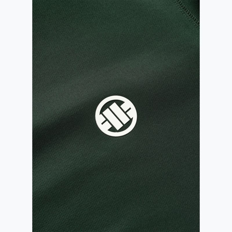 Férfi melegítőfelső Pitbull Trackjacket Tape Logo Terry Group bottle green 9