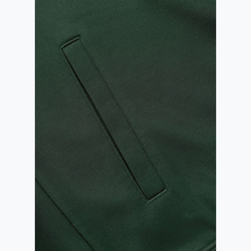 Férfi melegítőfelső Pitbull Trackjacket Tape Logo Terry Group bottle green 10