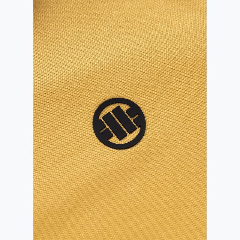 Férfi pulóver Pitbull Trackjacket Tape Logo Terry Group pale yellow 10