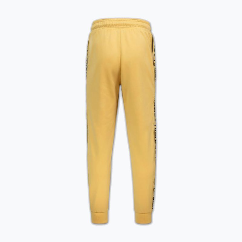 Férfi melegítőnadrág Pitbull Trackpants Tape Logo Terry Group pale yellow 6