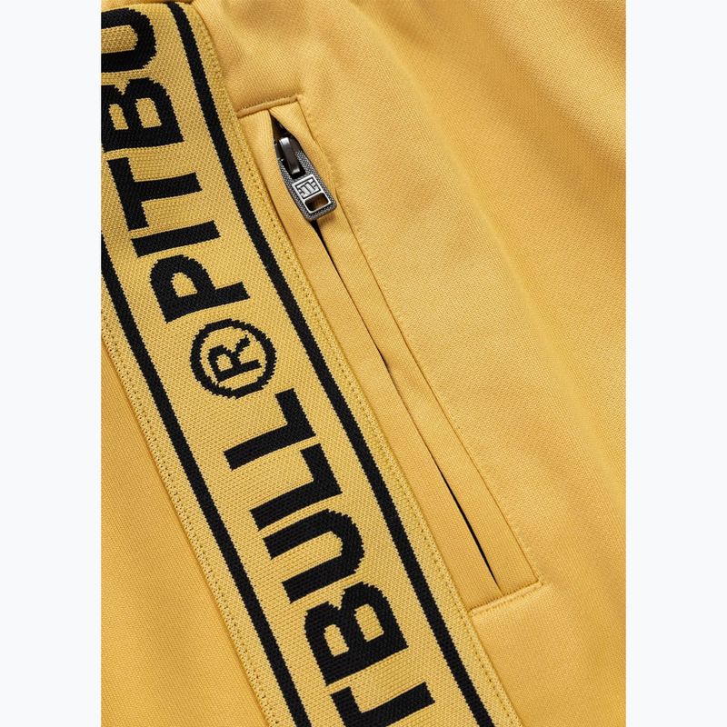 Férfi melegítőnadrág Pitbull Trackpants Tape Logo Terry Group pale yellow 8