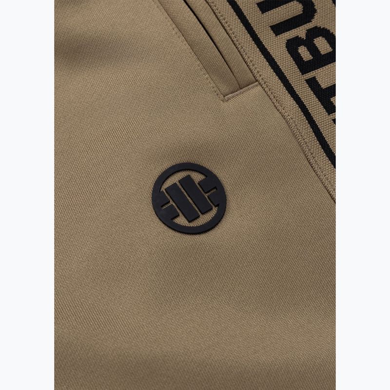 Férfi melegítőnadrág Pitbull Trackpants Tape Logo Terry Group coyote brown 5