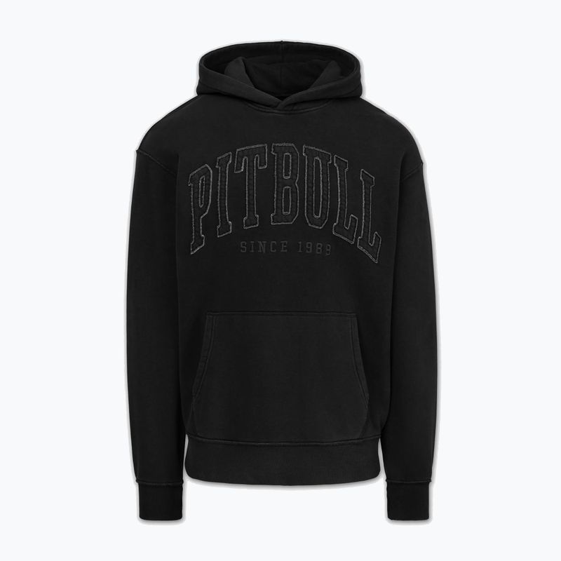 Férfi kapucnis pulóver Pitbull Orlando Hooded washed dark graphite 3