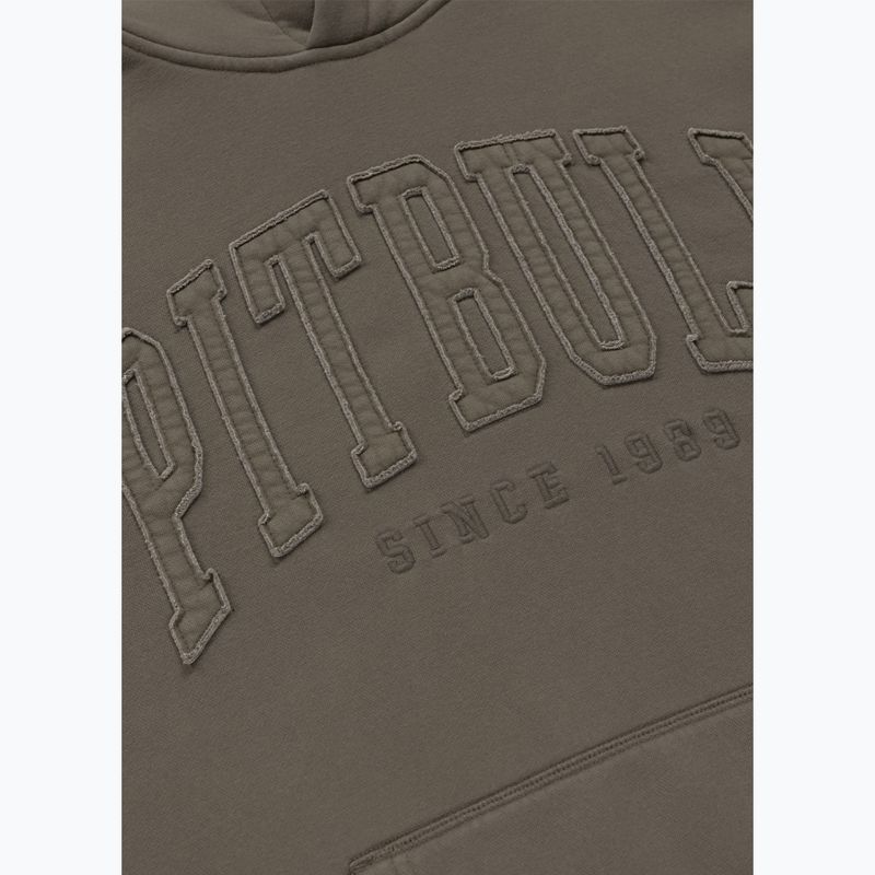 Férfi pulóver Pitbull Orlando Hooded major olive 3