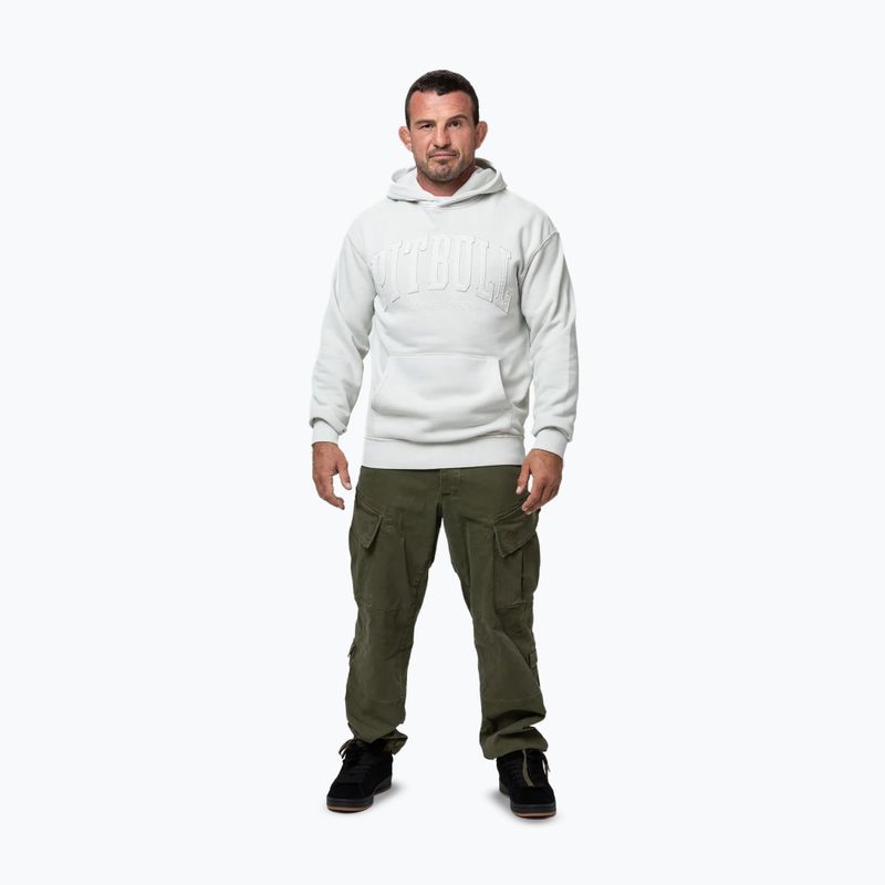 Férfi kapucnis pulóver Pitbull Orlando Hooded white stone 2