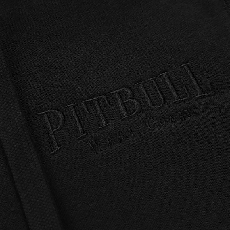 Férfi cipzáras kapucnis pulóver Pitbull Ruffin Detroit Hooded Zip black/black 10