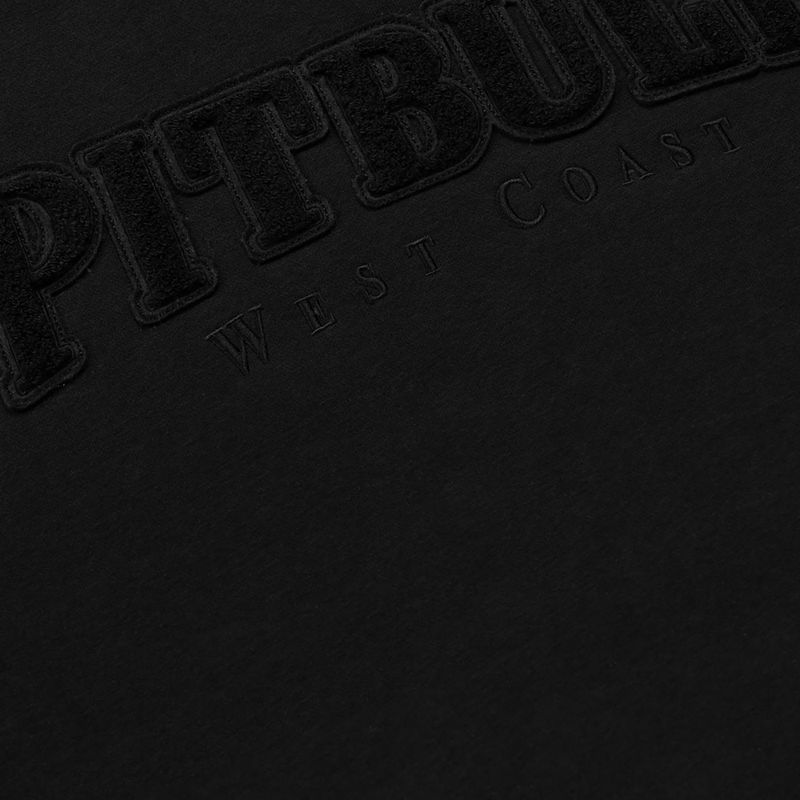 Férfi cipzáras kapucnis pulóver Pitbull Ruffin Detroit Hooded Zip black/black 14