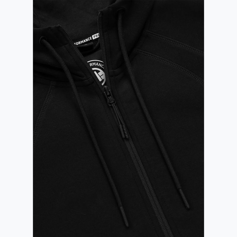 Női cipzáras kapucnis pulóver Pitbull Explory Hooded Zip black 7