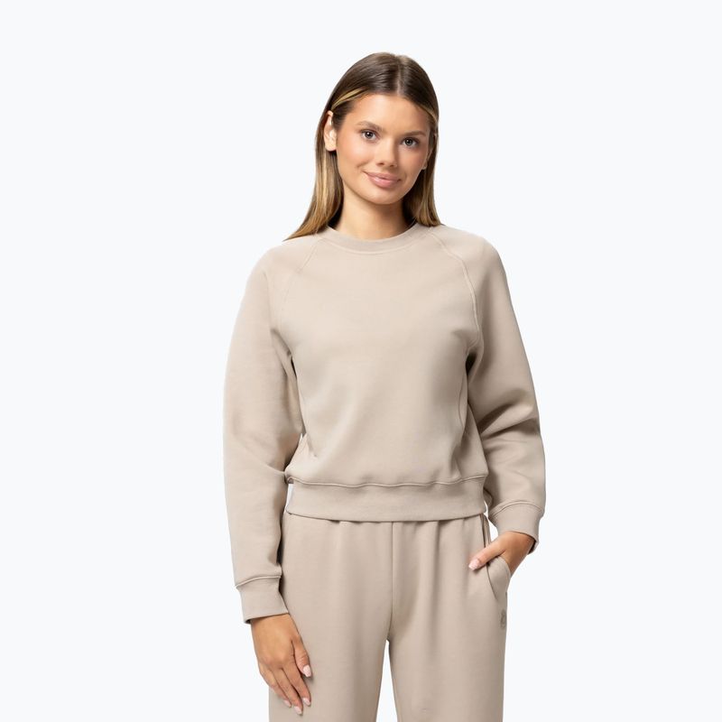 Női pulóver Pitbull Discovery Crewneck Sweatshirt cappuccino