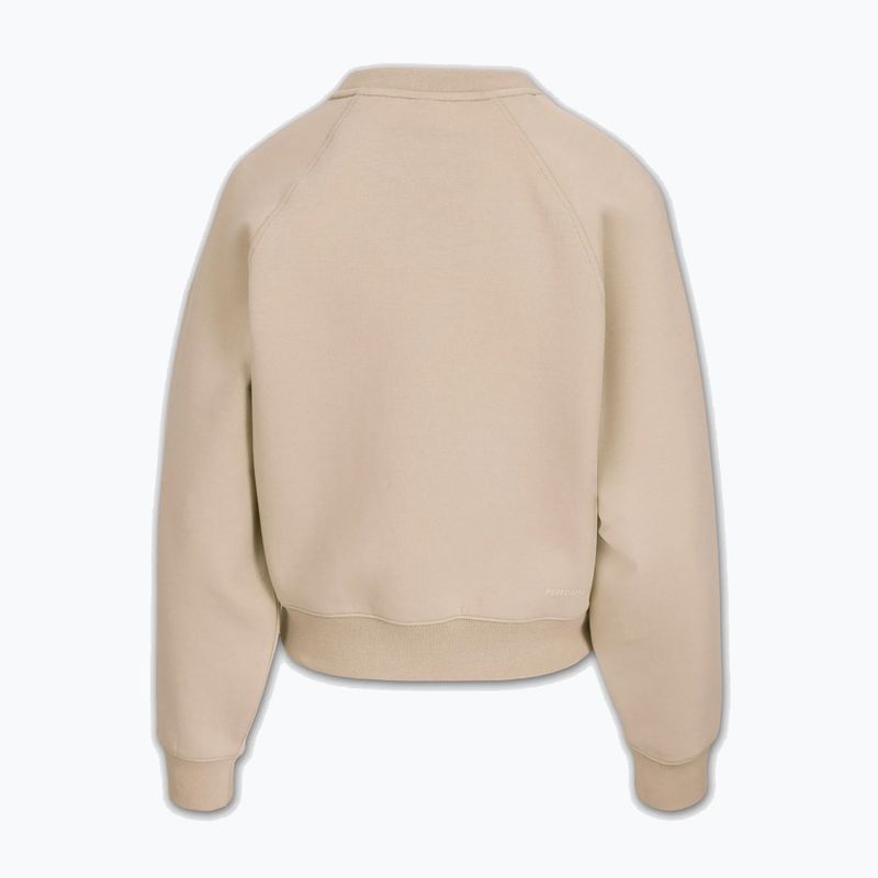 Női pulóver Pitbull Discovery Crewneck Sweatshirt cappuccino 6