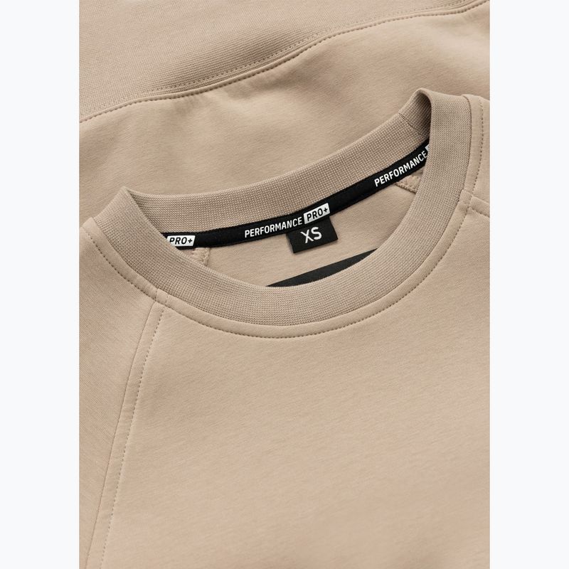 Női pulóver Pitbull Discovery Crewneck Sweatshirt cappuccino 7