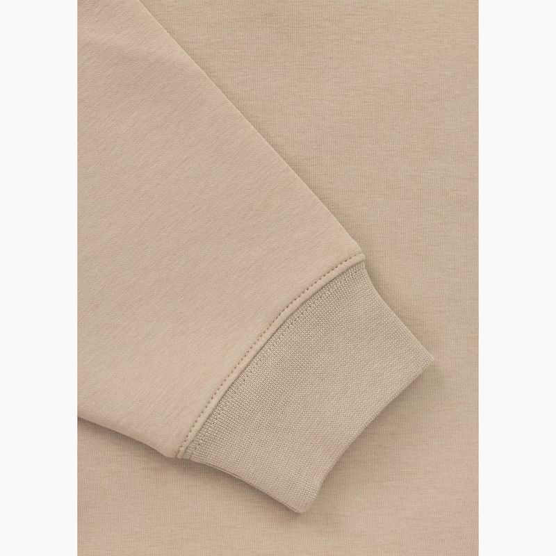 Női pulóver Pitbull Discovery Crewneck Sweatshirt cappuccino 10