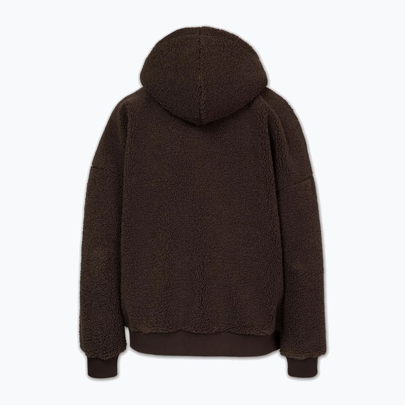 Női cipzáras kapucnis pulóver Pitbull Daisy Hooded Zip dark chocolate 7