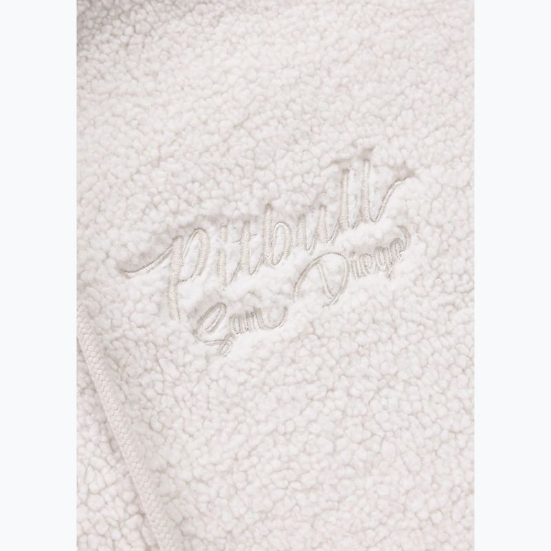 Női kapucnis cipzáras pulóver Pitbull Daisy Hooded Zip light beige 8