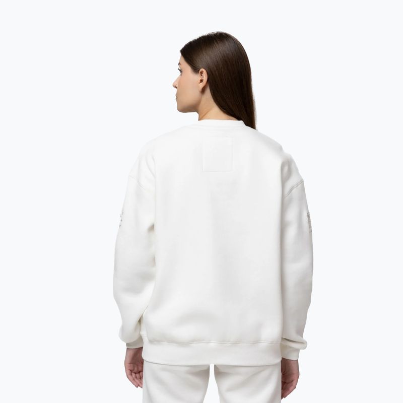 Női pulóver Pitbull Crewneck Fiora off white 3