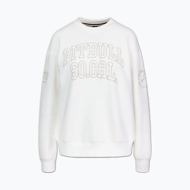 Női pulóver Pitbull Crewneck Fiora off white 4