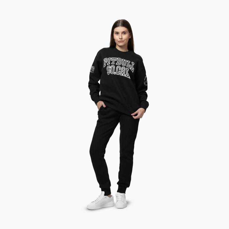 Női pulóver Pitbull Crewneck Fiora black/black 2