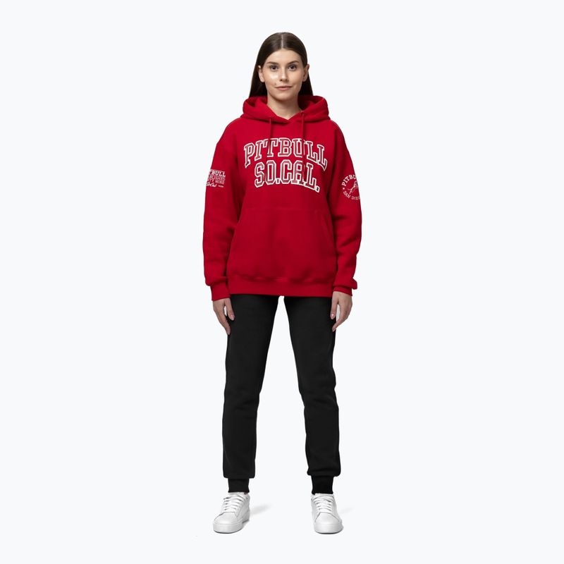 Női pulóver Pitbull Fiora Hooded wild red 2