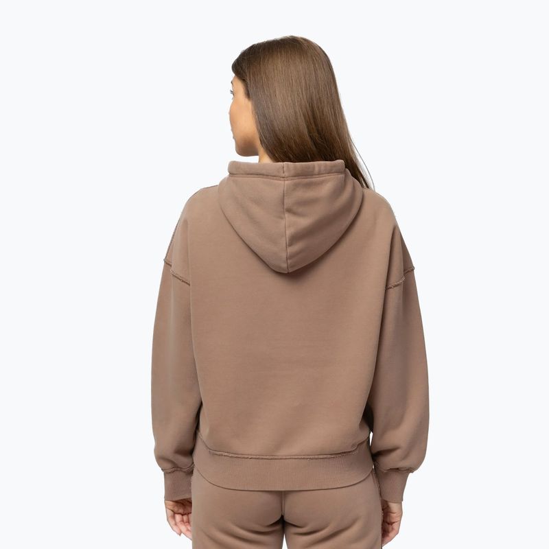 Női pulóver Pitbull Lovia Hooded chocolate mousse 3