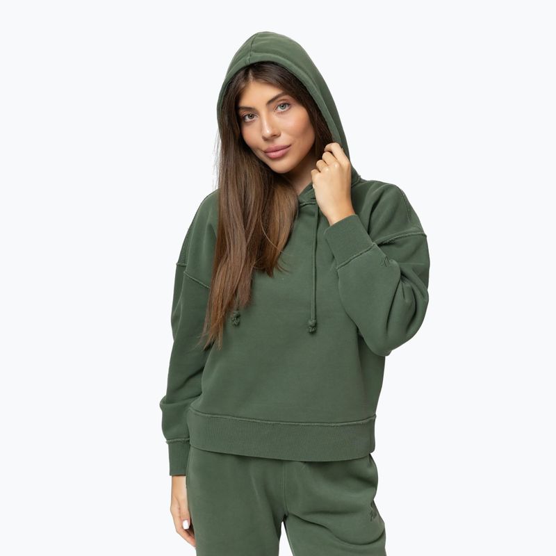 Női pulóver Pitbull Lovia Hooded sage green 4