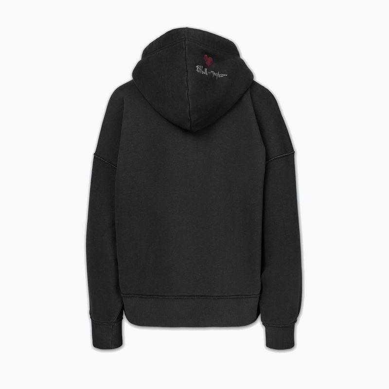 Női kapucnis pulóver Pitbull Thick & Thin Hooded dark graphite 5