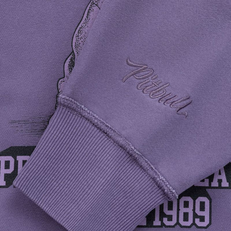Női kapucnis pulóver Pitbull Love Bites Hodded dusty grape 8