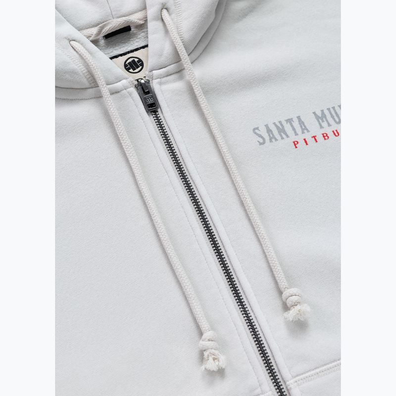Női cipzáras kapucnis pulóver Pitbull Santa Muerte white stone 10