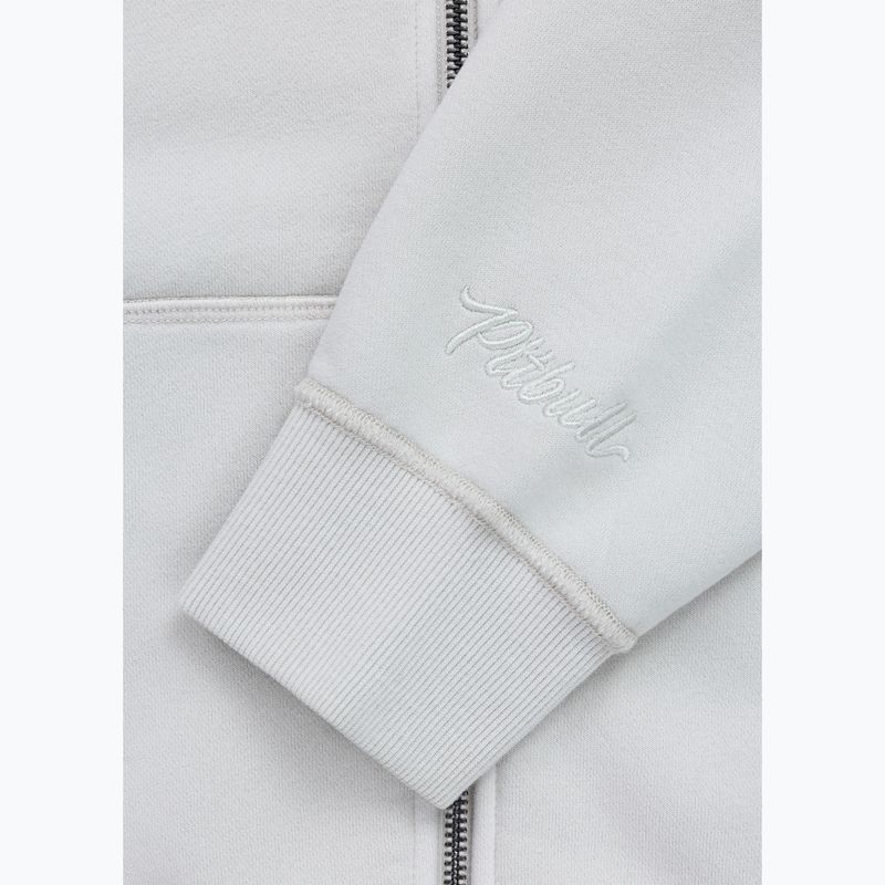 Női cipzáras kapucnis pulóver Pitbull Santa Muerte white stone 13