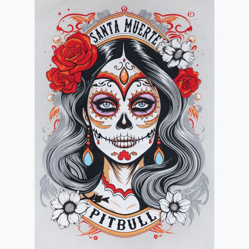 Női cipzáras kapucnis pulóver Pitbull Santa Muerte white stone 15