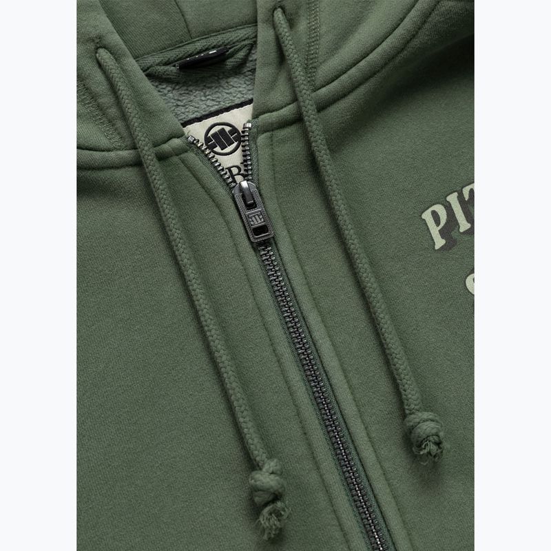 Női pulóver Pitbull Sweetie Hooded Zip sage green 8