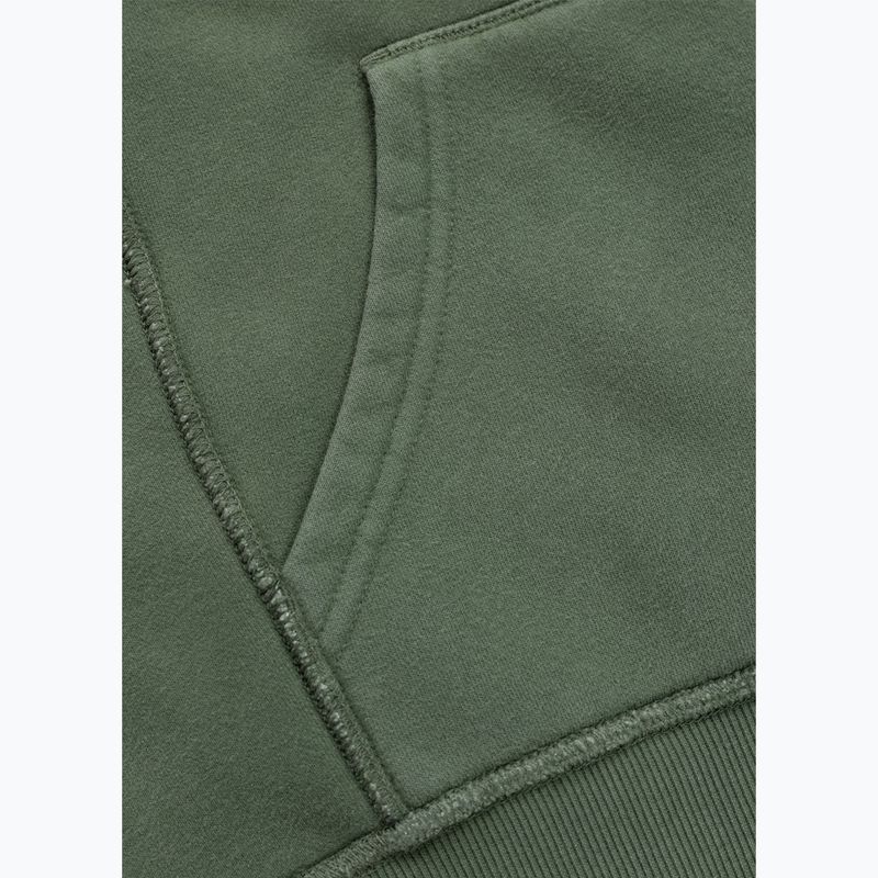 Női pulóver Pitbull Sweetie Hooded Zip sage green 12