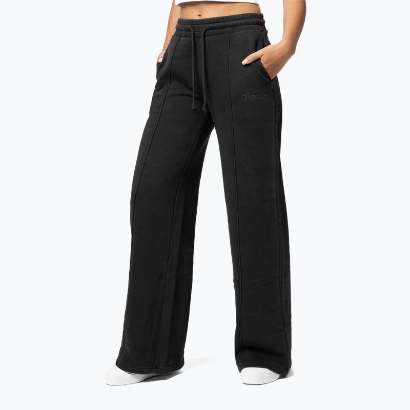 Női nadrág Pitbull Lovia Wide washed dark graphite 3