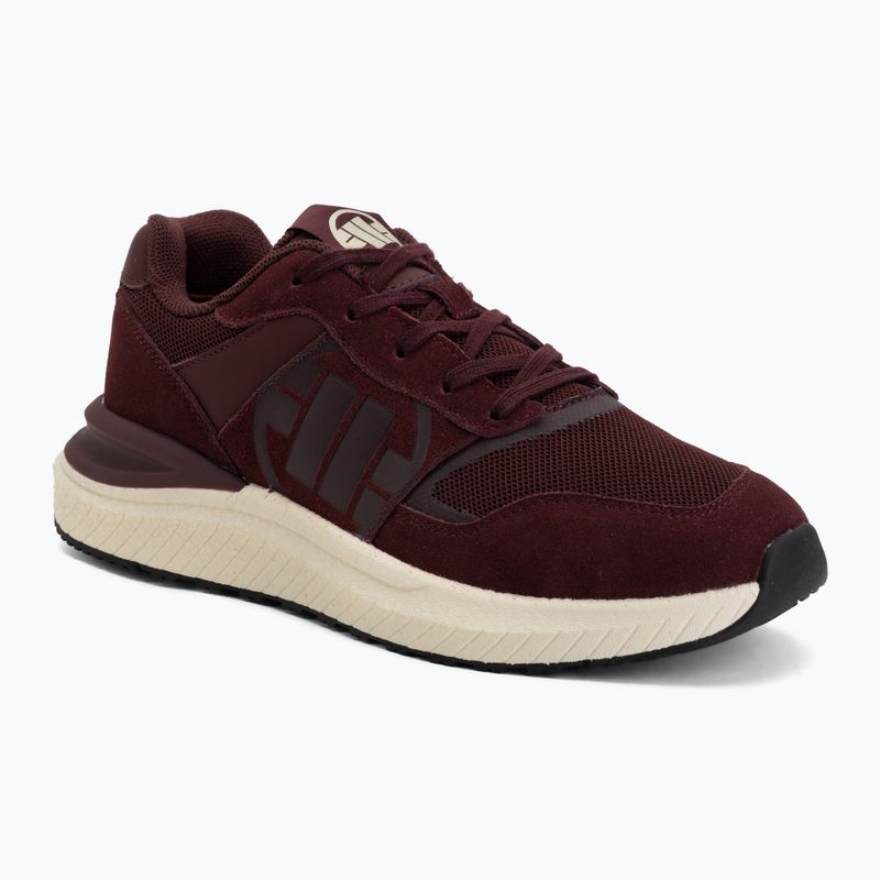 Férfi cipők Pitbull Encino dark burgundy