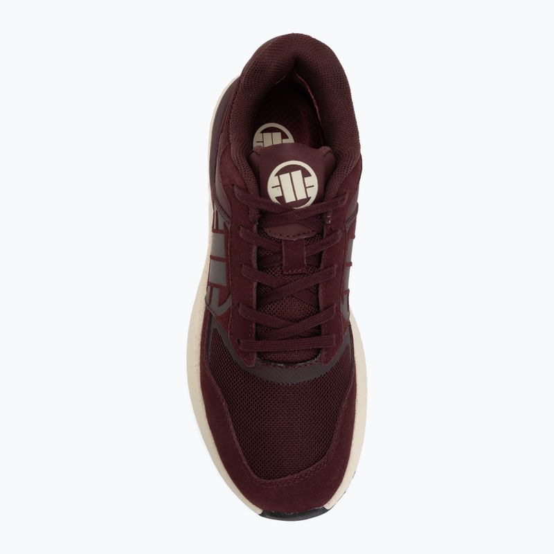 Férfi cipők Pitbull Encino dark burgundy 5