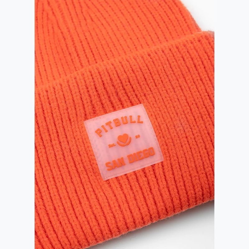 Téli sapka Pitbull Beanie Love PB fluorescent orange 2