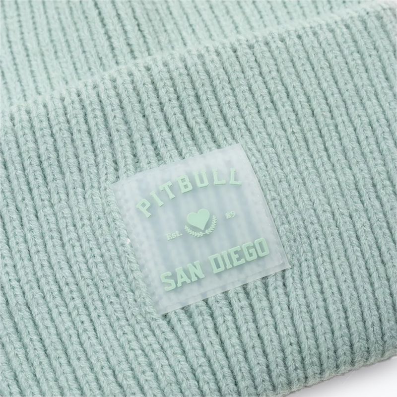 Téli sapka Pitbull Beanie Love PB light mint 2