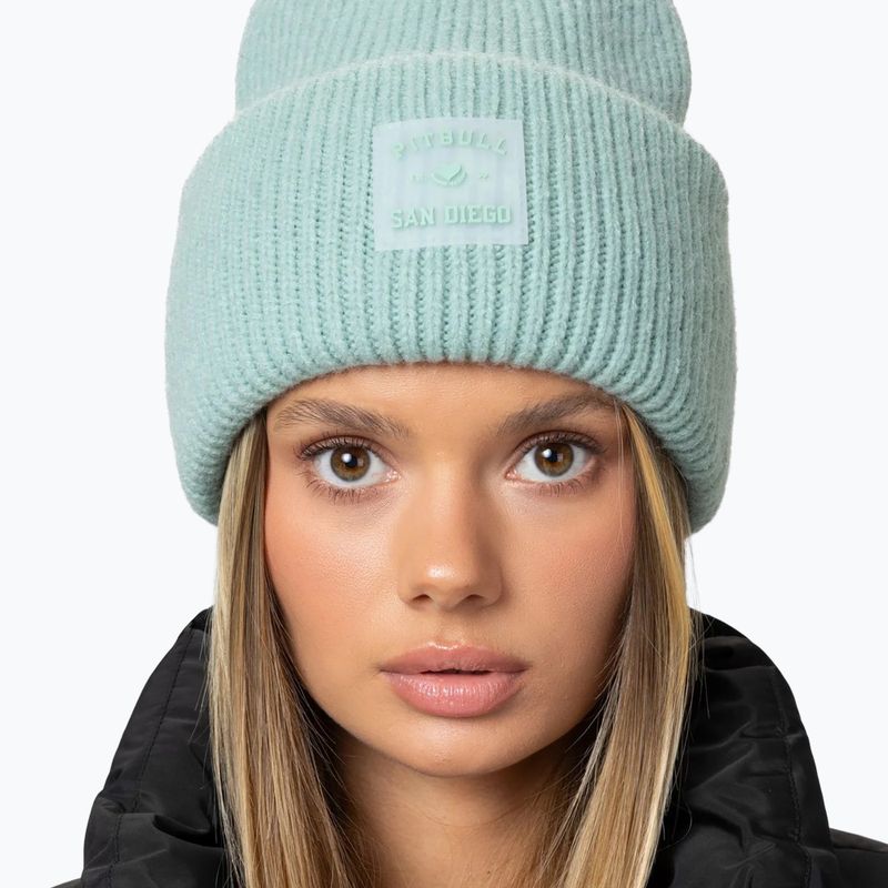 Téli sapka Pitbull Beanie Love PB light mint 4
