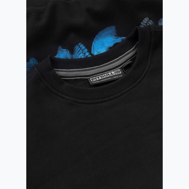 Férfi pulóver Pitbull Crewneck Guardian Angel black 3
