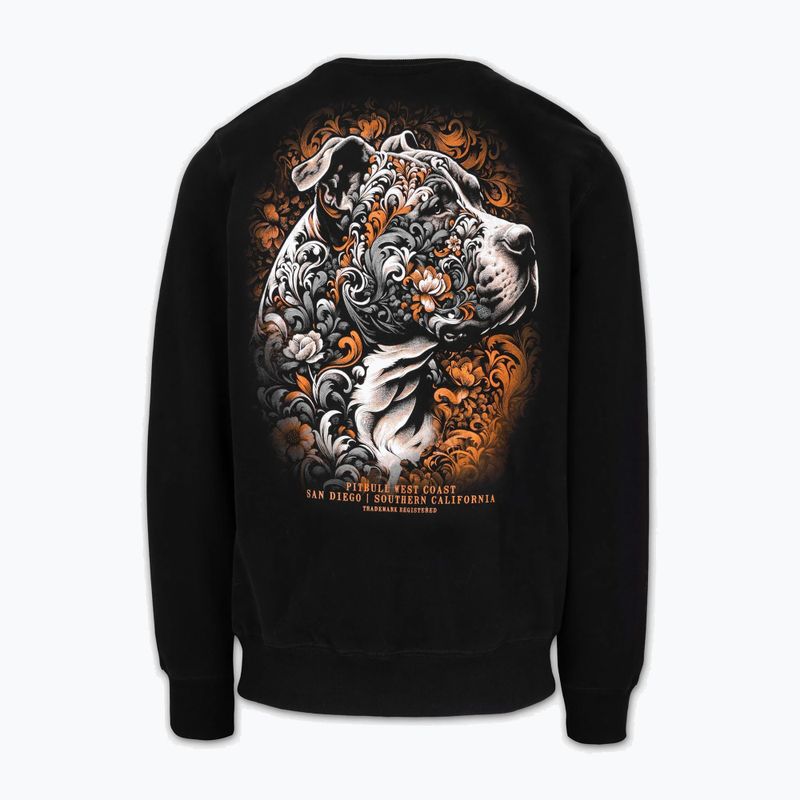 Férfi pulóver Pitbull Crewneck Tattoo black 2