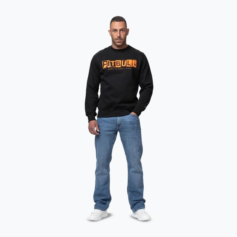 Férfi pulóver Pitbull Crewneck Blacky black 2