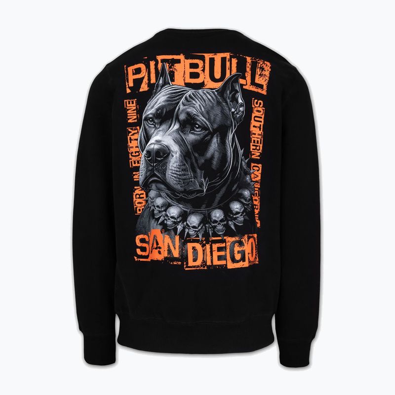 Férfi pulóver Pitbull Crewneck Blacky black 6