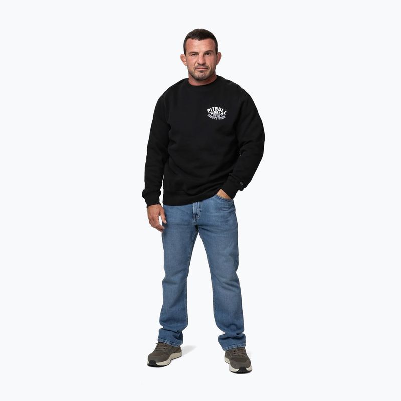 Férfi pulóver Pitbull Crewneck Hero black 2