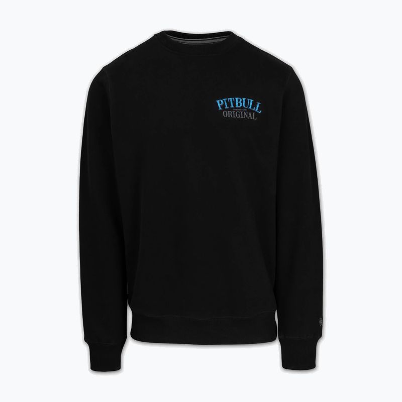 Férfi pulóver Pitbull Crewneck Midnight black 5